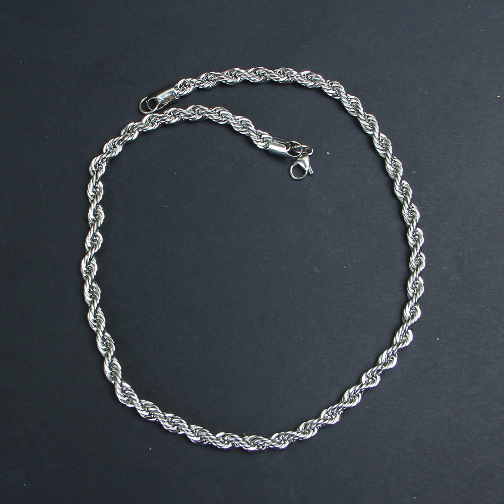 Mens Silver Chain New Style 5mm