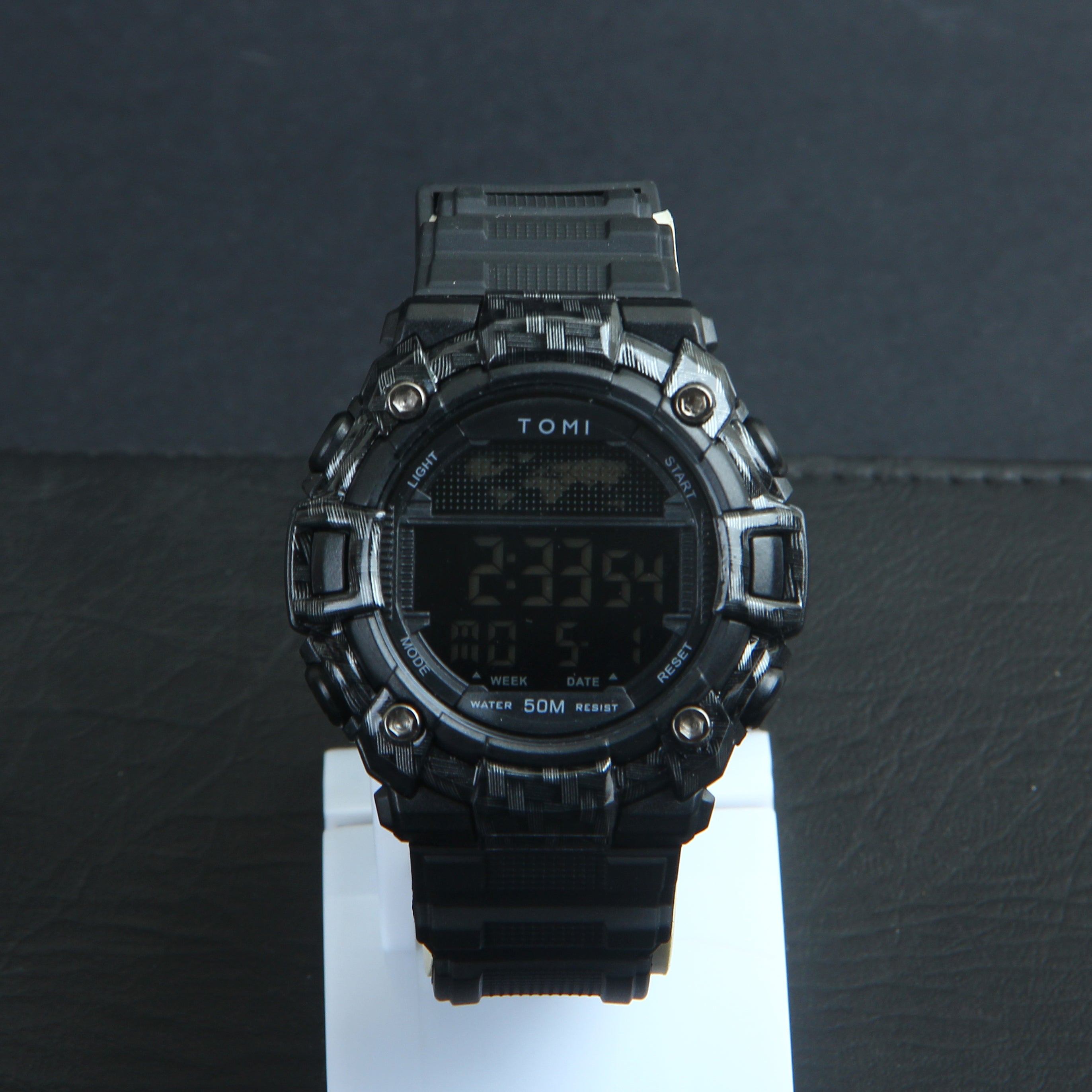 Digital LED Mens Sport Watch Black TMI
