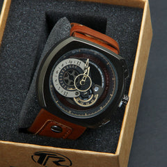 Mens Analog Wrist Watch With Date & Time