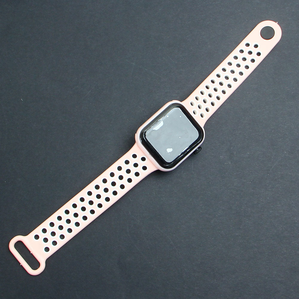 Digital LED Watch Printed Design Pink