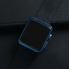 Digital LED Watch Printed Design Black Blue
