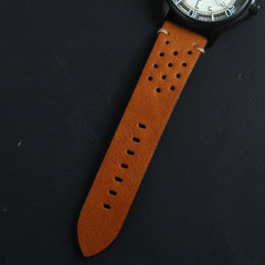 Mens Analog Wrist Watch With Date & Time Brown Design