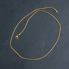 Golden Chain Necklace 1mm