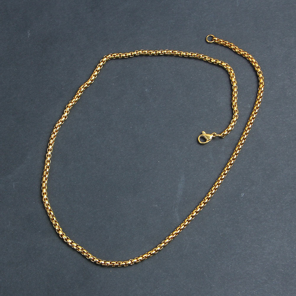Golden Chain Necklace 2mm