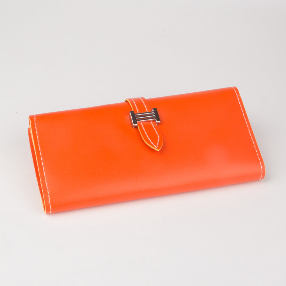 Orange Women Luxury Long Wallets - Thebuyspot.com
