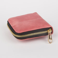 Women Red Leather Wallet Coin Holder - Thebuyspot.com