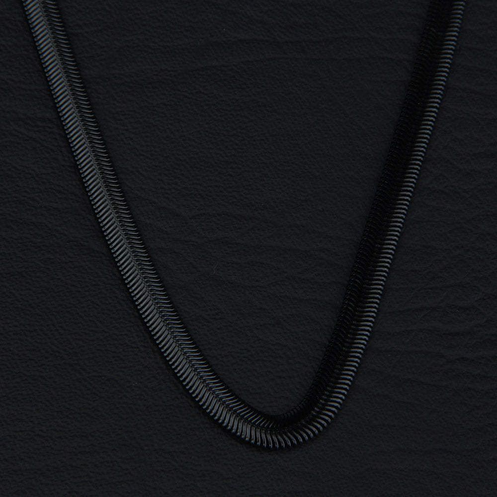 Black Chain Necklace 6mm