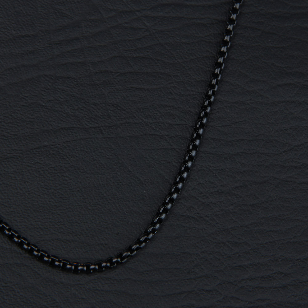 Black Chain Necklace 2mm