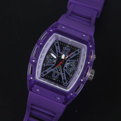 Wrist Watch Purple with Light