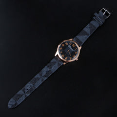 New Wrist Watch Rosegold Dial Grey Straps