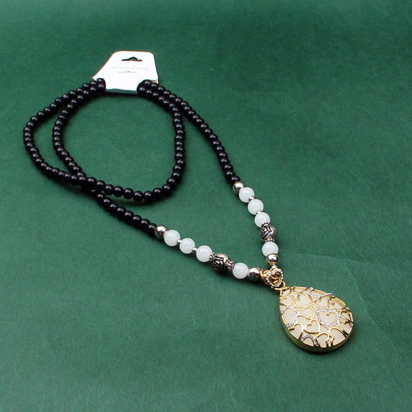 Long Beads Style LN008 Women Necklace - Thebuyspot.com