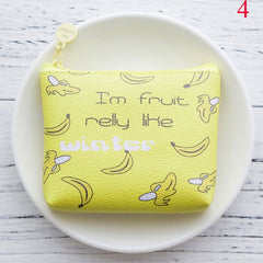 Mini Cartoon Banana Women's Wallet