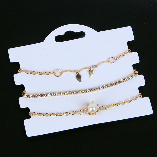 New Fashion Style 3Piece Set Chain Bracelet