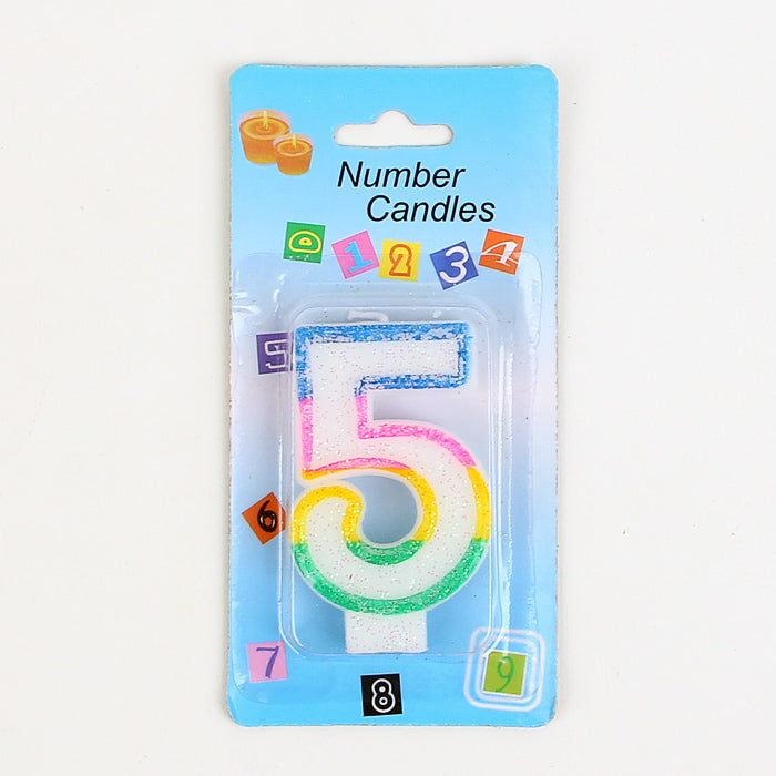 Number Candles For Birthdays Cakes 1-6