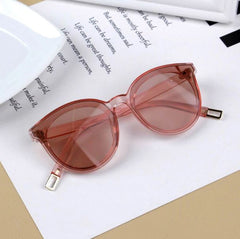 Pink Shade Transparent Sunglasses