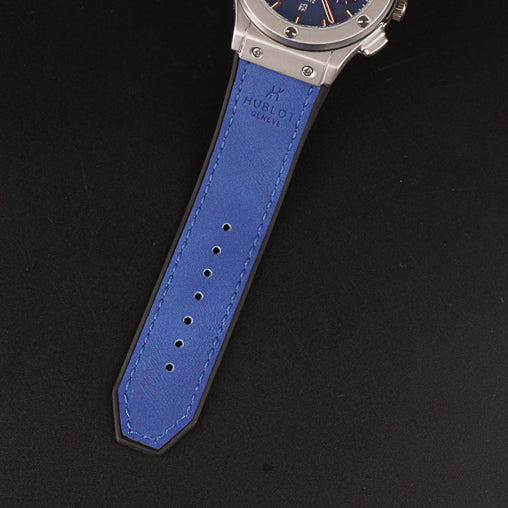 Mens Wrist Watch Grey Blue Design HB