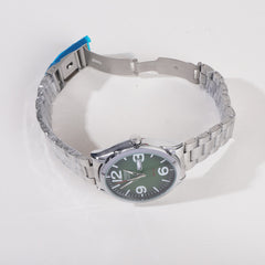 Silver Green Dial TBS-C Chain Watch