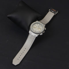 Silver Strap Silver Dial 1343 Men's Wrist Watch