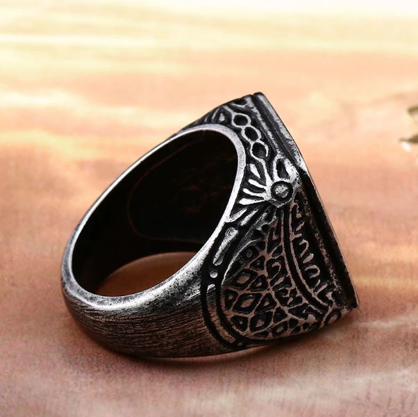 Soldier Vintage Square Ring - Thebuyspot.com