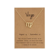 Virgo Zodiac Sign Chain Necklace
