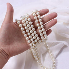 Women Simulated Pearl Beads Necklace
