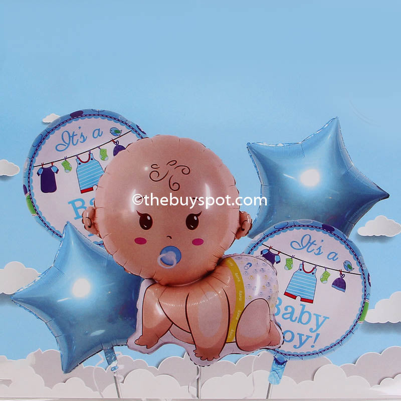 Its a Boy Foil Balloon Party Decoration