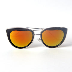 Yellow Cat Eye Shinning Sunglasses - Thebuyspot.com