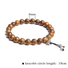wooden beads Buddha Reiki Bracelet
